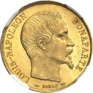 IIe République (1848-1852). 20 francs Louis-Napoléon Bonaparte 1852, A, Paris.