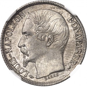 IIe République (1848-1852). 1 franc Louis-Napoléon Bonaparte 1852, A, Paris.