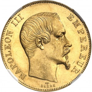 Second Empire / Napoléon III (1852-1870). 50 francs tęte nue 1857, A, Paris.