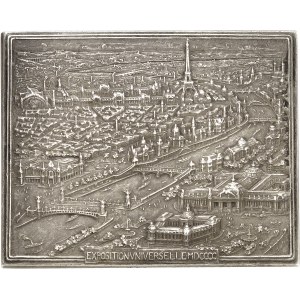 IIIe République (1870-1940). Médaille, Souvenir de l’Exposition Universelle par Jules-Édouard Roiné, SAMF n° 243 1900, Paris.