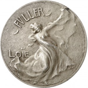 IIIe République (1870-1940). Médaille, Loďe Fuller par Pierre Roche, SAMF n° 86 1900, Paris.