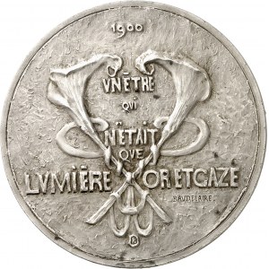 IIIe République (1870-1940). Médaille, Loďe Fuller par Pierre Roche, SAMF n° 86 1900, Paris.