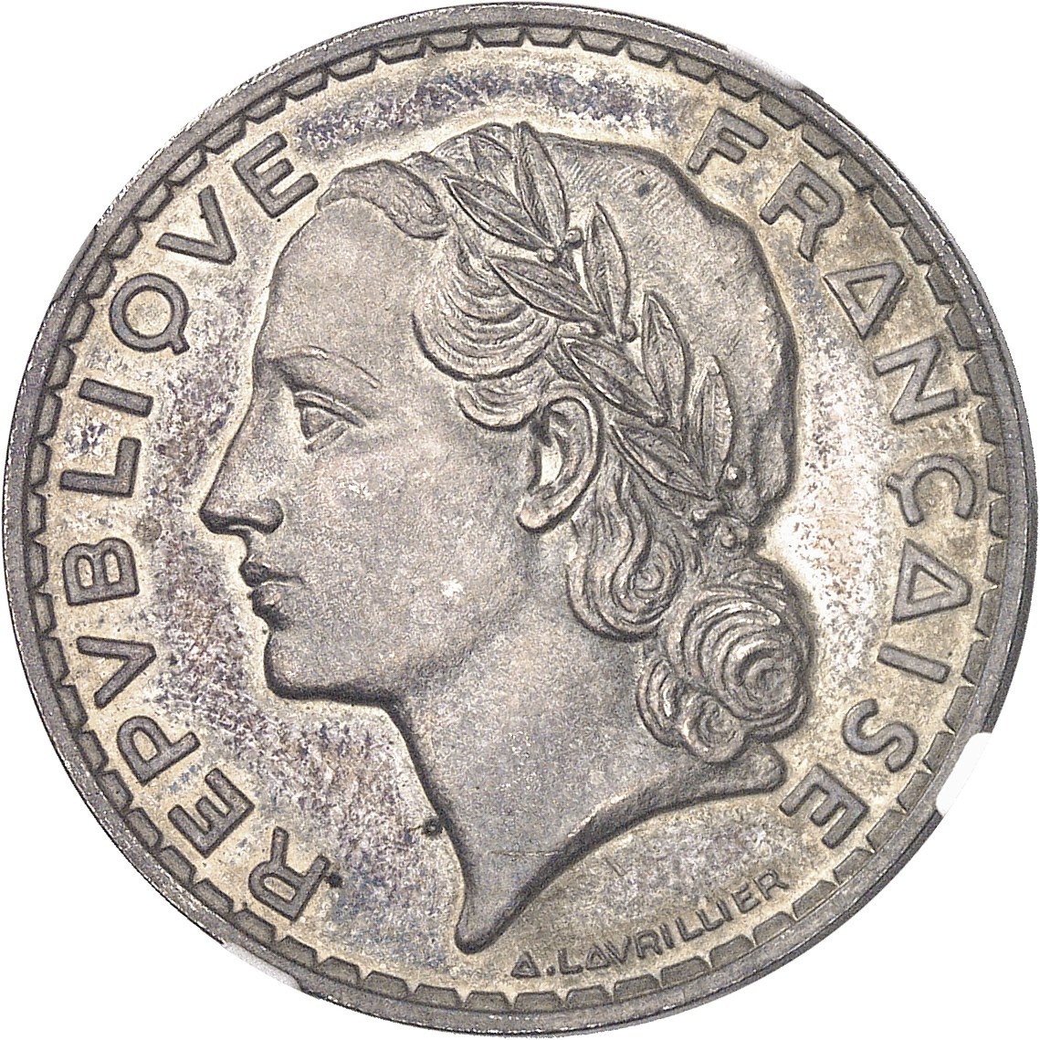 5 francs Lavrillier, bronze-aluminium 1939 F.337/3 fmd_315929 Modernes