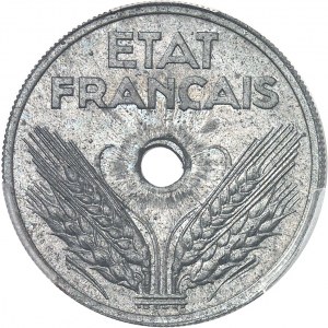 État Français (1940-1944). Épreuve de 20 centimes avec perforation réduite (3 millimčtres), Frappe spéciale (SP) 1941, Paris.