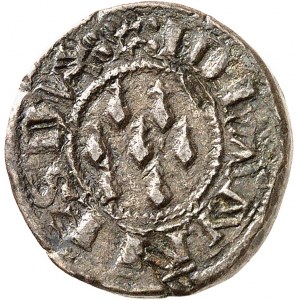 Bretagne, Jean IV (1345-1399). Piéfort octuple de denier ND (1312-1350), K ? Quimperlé ?