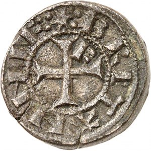 Bretagne, Jean IV (1345-1399). Piéfort octuple de denier ND (1312-1350), K ? Quimperlé ?