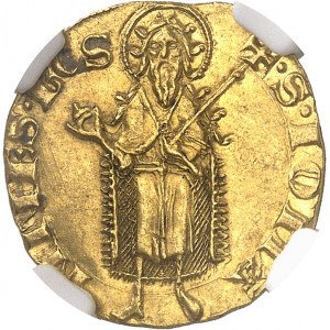 Arles (archevęché d’), Étienne de la garde (1351-1361). Florin (molette ŕ six pointes / CS) ND (1351-1361).