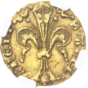 Arles (archevęché d’), Étienne de la garde (1351-1361). Florin (molette ŕ six pointes / S) ND (1351-1361).