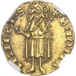 Arles (archevęché d’), Étienne de la garde (1351-1361). Florin (molette ŕ six pointes / S) ND (1351-1361).