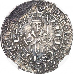 Comtat-Venaissin, Avignon, Clément VI (1342-1352). Gros tournois (28 deniers) ND (1342-1352), Sorgues (Pont-de-Sorgues).