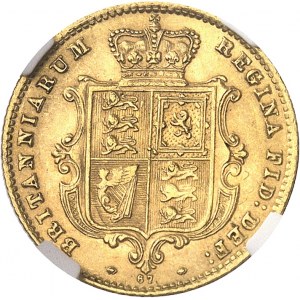 Victoria (1837-1901). Demi-souverain, coin #67 1871, Londres.