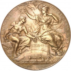IIIe République (1870-1940). Médaille, Exposition universelle de Paris 1889, Société sucričre de Port-Louis, Par L. Bottée 1889, Paris.