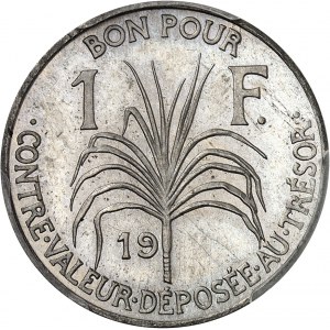 IIIe République (1870-1940). Épreuve de 1 franc avec date incomplčte ND (19--), Paris.