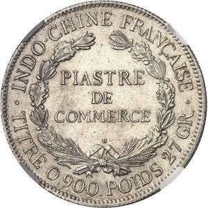 IIIe République (1870-1940). Piastre 1921, H, Heaton.