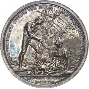 Gaule subalpine (1800-1802). Médaille, victoire de Marengo, d’aprčs Andrea Appiani, par C. Lavy An VIII (1800), Milan.