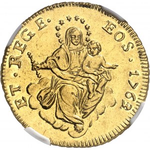 Gęnes, République (1528-1797). 50 lire 1763/2, Gęnes.