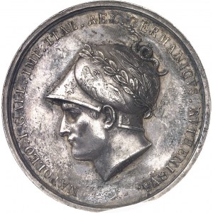 Milan, royaume d’Italie, Napoléon Ier (1805-1814). Médaille, prise de Vienne, par L. Manfredini 1805, Milan.
