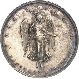 Lombardie-Vénétie, François Ier d’Habsbourg-Lorraine (1815-1835). Médaille, mort de l’impératrice Marie-Louise d’Autriche-Este ŕ Vérone, par L. Manfredini 1816, Milan.