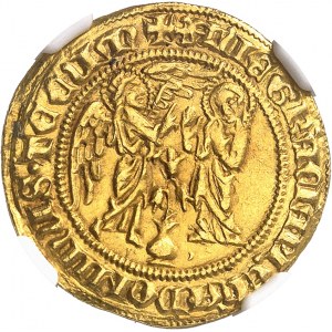 Naples (royaume de), Charles II d’Anjou (1285-1309). Salut ou carlin d’Or ND (1285-1309), Naples.