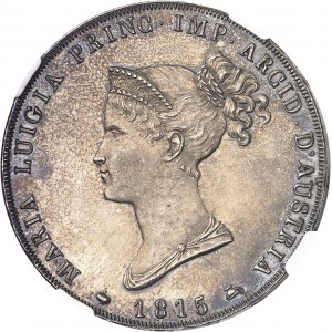 Parme, Marie-Louise (1815-1847). 5 lire 1815, Milan.