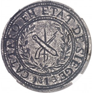 Premier Empire / Napoléon Ier (1804-1814). 5 francs (1 once), sičge de Cattaro, sans les grenades 1813, Cattaro.