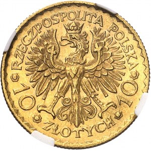 République de Pologne (1918-1945). 10 zloty, aspect Flan bruni (PROOFLIKE) 1925, Varsovie.