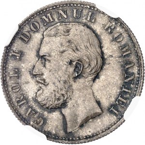 Charles Ier, Prince (1866-1881). 1 leu, frappe monnaie 1870 C, Bucarest.