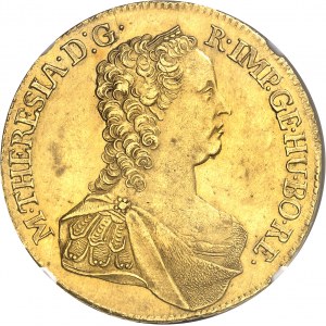 Marie-Thérčse (1740-1780). 5 ducats 1759, Gyula Fehervar, Karlsbourg.