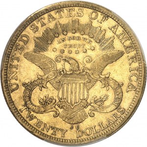 République fédérale des États-Unis d’Amérique (1776-ŕ nos jours). 20 dollars Liberty 1878, CC, Carson City.