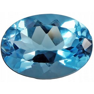 Švýcarský modrý přírodní topaz - 7,30 ct - WTP227