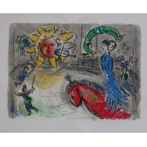 Marc Chagall, Słońce z czerwonym koniem