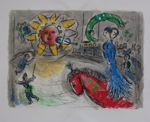 Marc Chagall, Słońce z czerwonym koniem