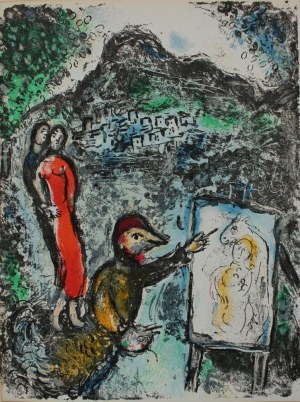 Marc Chagall, Devant St-Jeannet, Avril 1972