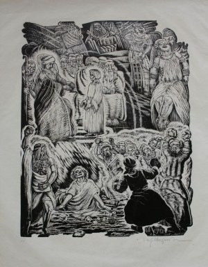 Stefan Mrożewski, Ilustracja do „Boskiej komedii” Dantego. Czyściec, Pieśń XV