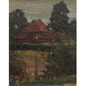 A.N., Landscape with cottage