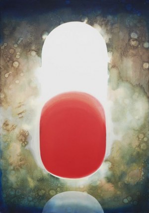 Magdalena Szilke (ur. 1983 r.), Czerwona abstrakcja II, 2020 r.