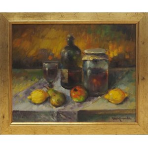 Mikolaj Konczalski (b. 1935), Still life with jar, 2003.