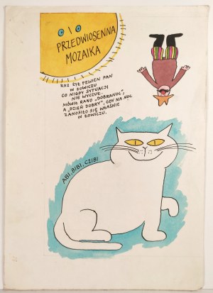 BUTENKO Bohdan (1931-2019), [rysunek, lata 1980-te] Przedwiosenna mozaika