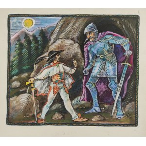 BYCZEK Zdzislaw (1956-2016), [drawing, 1980s] [Highlander and knight].