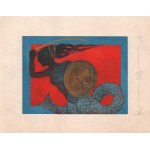 MAJCHRZAK Wieslaw (1929-2011), [drawing, ca. 1981] [Warsaw mermaid].