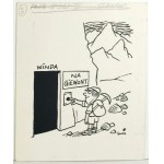 MIKLASZEWSKI Gwidon (1912-1999), [drawing, 1980s] [Elevator to Giewont].
