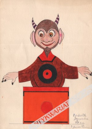 MIKULSKI Kazimierz (1918-1998), [zestaw 8 rysunków] Projekty kostiumów do spektaklu 