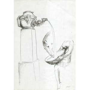 UNIECHOWSKI Antoni (1903-1976), [rysunek] Bez tytułu