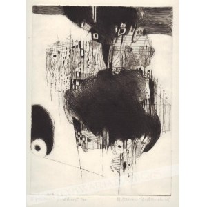 JAS Maria [Łuszczkiewicz-Jastrzębska] (b. 1929), [graphic, 1968] In space III