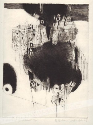 JAS Maria [Łuszczkiewicz-Jastrzębska] (ur. 1929), [grafika, 1968] W przestrzeni III