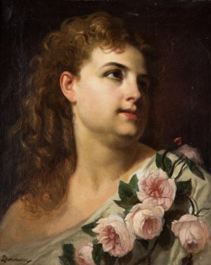 Władysław Bakałowicz (1833 Chrzanów - 1903 Paryż), Natchnienie (Portret Aleksandry Potockiej), 1864 r.