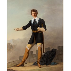 Artur Grottger (1837 Ottyniowice - 1867 Amélie-les- Bains), Porträt eines Mannes (Stanisław Tarnowski ?)