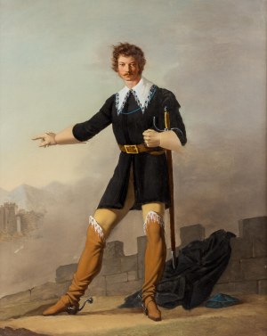 Artur Grottger (1837 Ottyniowice – 1867 Amélie-les- Bains), Portret mężczyzny (Stanisław Tarnowski ?)