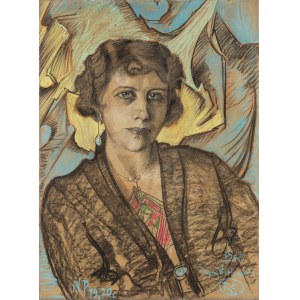 Stanisław Ignacy Witkiewicz (1885 Varšava - 1939 Jeziory v Polesí), Portrét ženy, 1925.