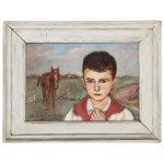 Wlastimil Hofman (1881 Prag - 1970 Szklarska Poreba), Junge mit Pferd, 1959.